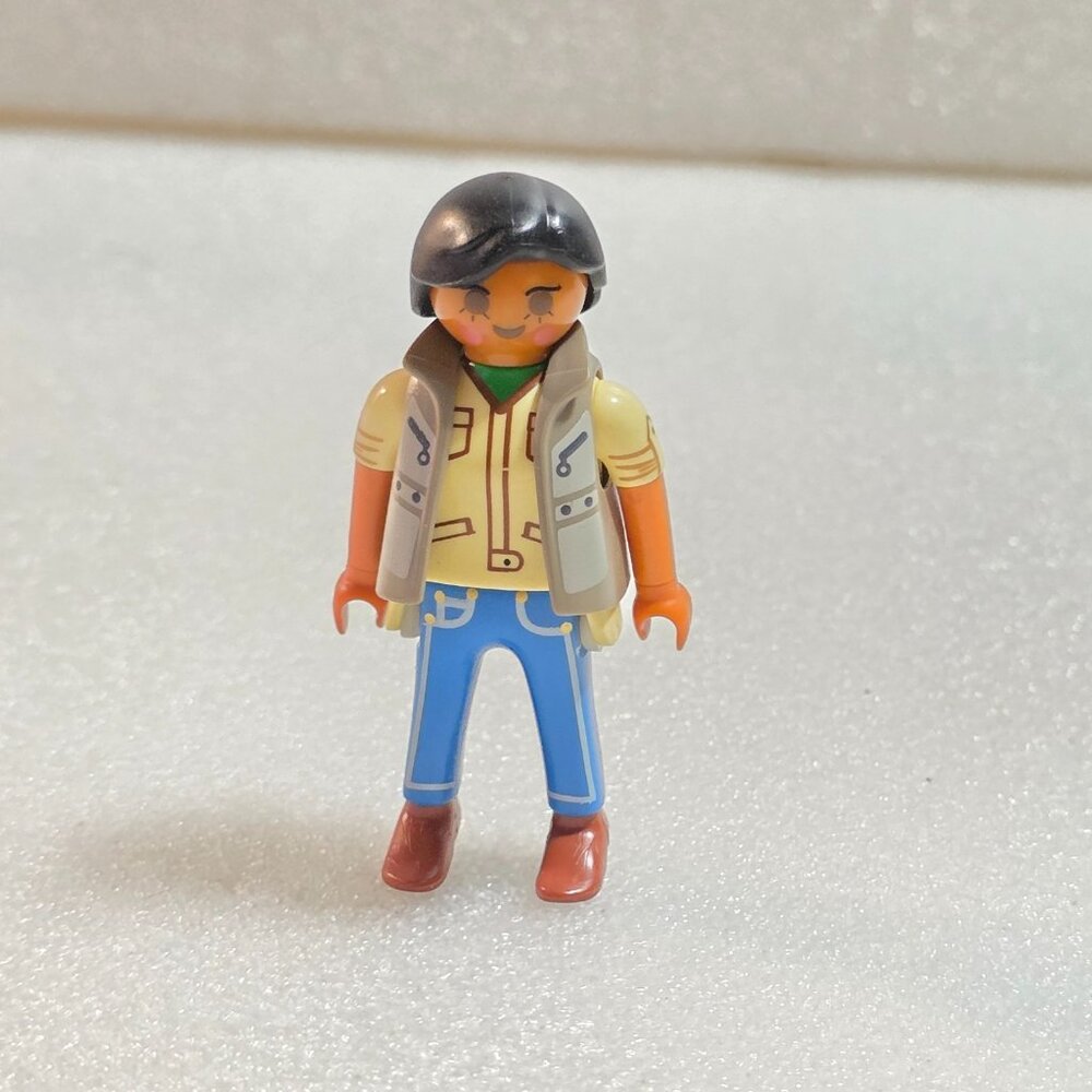 Playmobil Native American Hispanic Female Zookeeper 4931 Vintage 1994 3"